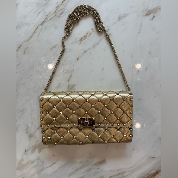 Valentino Garavani metallic stud crossbody - Picture 1 of 11